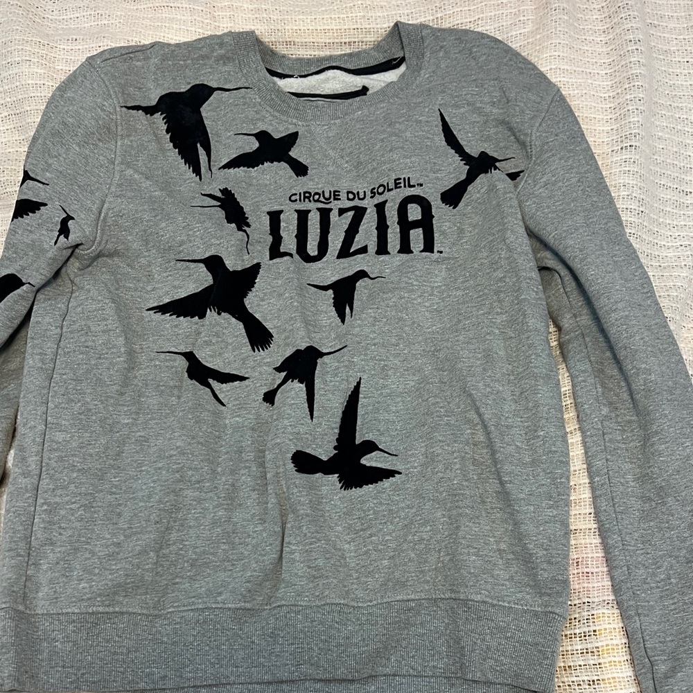 Cirque du Soleil Luzia Gray Bird Sweater